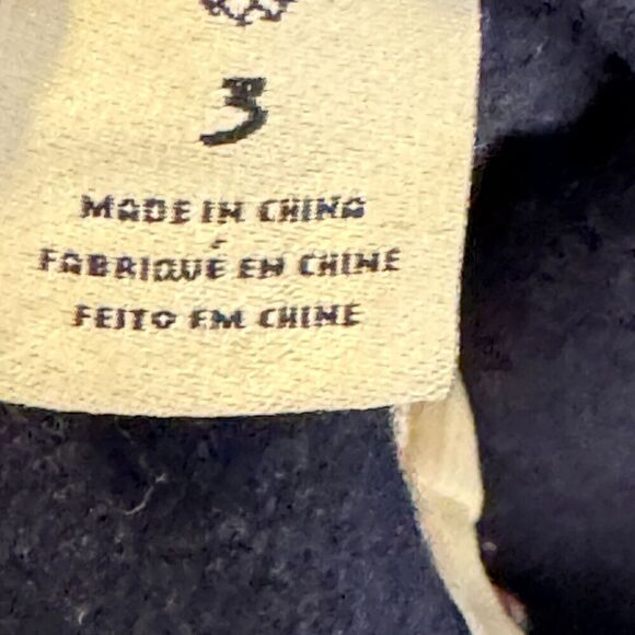 Maison Scotch Women's Blazer Jacket US Size Medium 10 Navy Blue Wool Blend Lined - Picture 3 of 9